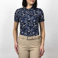 Women&#39;s Enya Printed Polo S/S